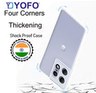 YOFO 2.0 MM Back Cover for Motorola Edge 50 Pro (5G) (Flexible|Silicone|Transparent|Full Camera Protection)