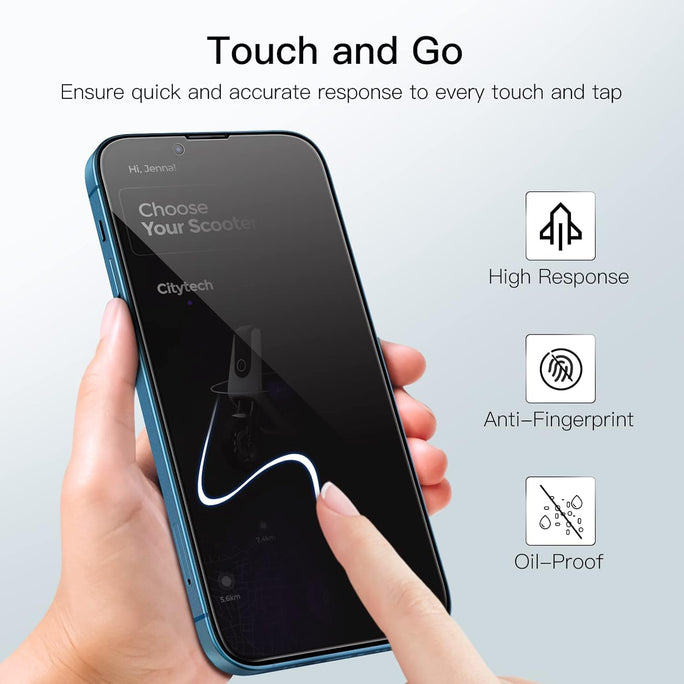 OneMinute Edge to Edge Privacy Tempered Glass for IPHONE 14