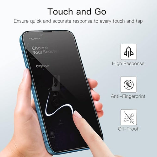 OneMinute Edge to Edge Privacy Tempered Glass for IPHONE 13PRO