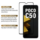 Edge to Edge Tempered Glass for Poco C50, C51