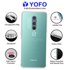 YOFO Transparent Back Cover for One Plus 8