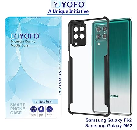 YOFO Shockproof Back Cover for Samsung F62, M62