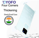 YOFO Back Cover for Vivo V30 / V30 Pro (5G) (Flexible|Silicone|Transparent|Full Camera Protection|Dust Plug)