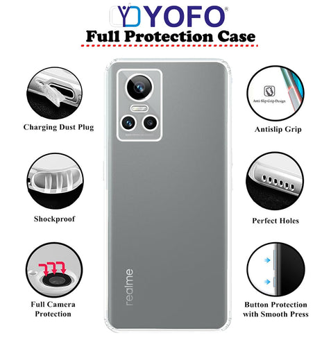 YOFO Silicon Back Cover Case for Realme GT Neo 3 (5G)