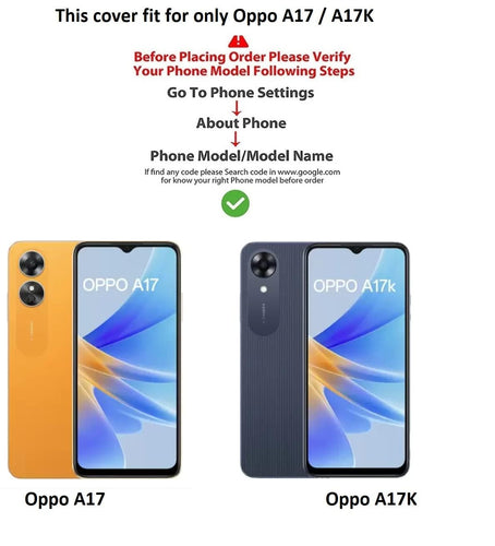 YOFO Back Cover for Oppo A17 (Flexible|Shockproof|Silicone|Transparent|Camera Protection)