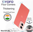 YOFO Transparent Back Cover for Motorola G35 (5G)