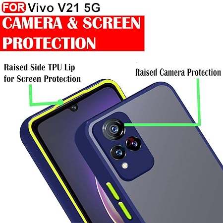 YOFO Smoke Back Cover Vivo V 21 (5G)