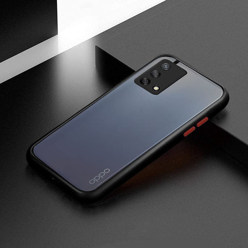 YOFO Smoke Back Cover for Oppo F19 with Camera Protection
