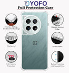 YOFO Transparent Back Cover for OnePlus 12 (5G)