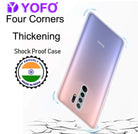 YOFO Back Cover for Poco M2 (Flexible|Shockproof|Silicone|Transparent|Camera Protection)