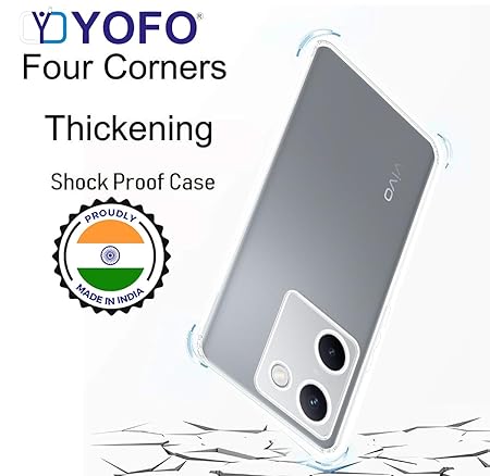 YOFO Silicon Back Cover Case for Vivo Y300 Plus (5G)