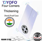 YOFO Transparent Back Cover for Realme 12 (5G)