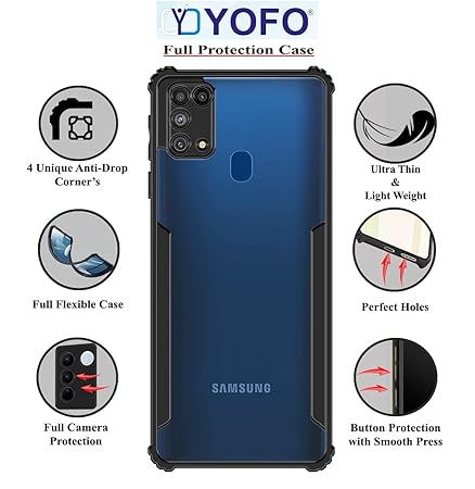 YOFO Shockproof Back Cover for SAMSUNG-A31