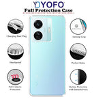 YOFO Silicon Back Cover Case for Vivo T1 Pro (5G)