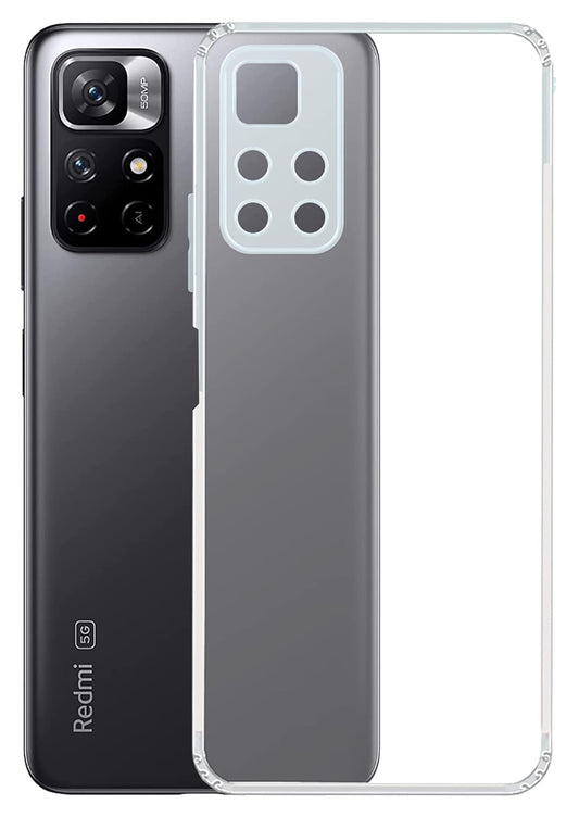 YOFO Transparent Back Cover for Mi Redmi Note 11T (5G)/Poco M4 Pro (5G)