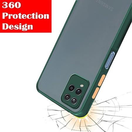 YOFO Smoke Back Cover for Samsung A12