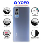 YOFO Transparent Back Cover for Vivo Y51(2020) / Y31(2021) / Y51A / Y53s (4G)