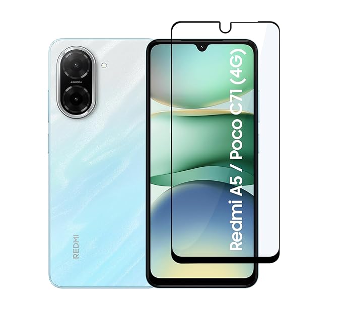 Edge of Edge Tempered Glass for Redmi A5