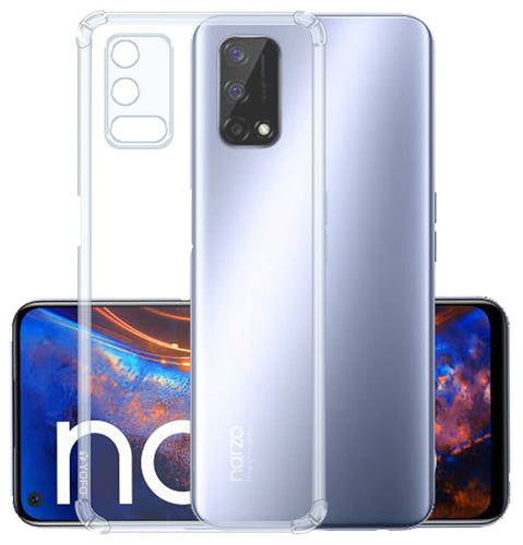 YOFO Silicone Transparent Back Cover for Narzo 30 Pro Shockproof Bumper Corner with Ultimate Protection