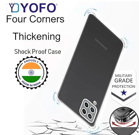 YOFO Transparent Back Cover for Samsung Galaxy M33 (5G)