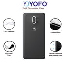 YOFO Back Cover for Motorola E3 Power (Flexible|Silicone|Transparent|Full Camera Protection)