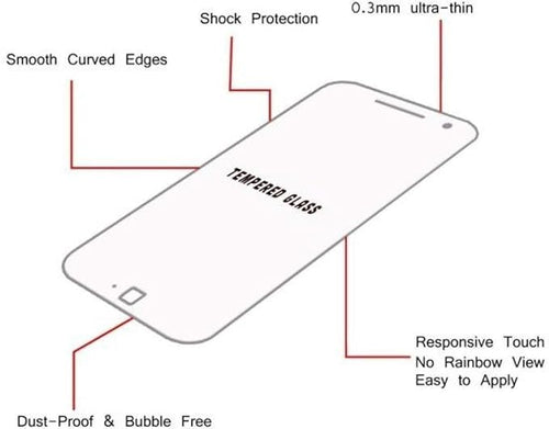 Edge to Edge Tempered Glass Samsung J6 Plus