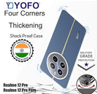 YOFO Transparent Back Cover for Realme 12 Pro / 12 Pro Plus