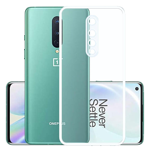 YOFO Back Cover for OnePlus 8 (2.0 MM|SlimFlexible|Silicone|Transparent|Camera Protection)