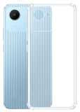 YOFO Back Cover for Realme C30 (Flexible|Shockproof|Silicone|Transparent|Camera Protection)