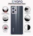 YOFO Transparent Back Cover for Realme 9 Pro Plus (5G)
