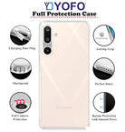 YOFO Silicon Back Cover Case for Samsung M36 (5G