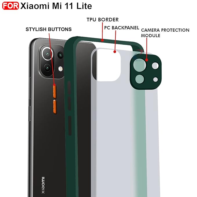 YOFO Smoke Back Cover for Xiaomi 11 Lite