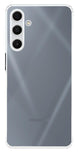 YOFO Silicon Back Cover Case for Samsung Galaxy A14 (Transparent) Camera Protection with Dust Plug