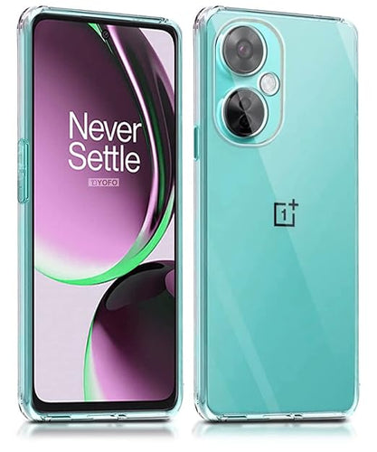 YOFO 2.0 MM Back Cover for OnePlus Nord CE-3 Lite (Silicone|Transparent|Camera Protection/Heavyduty)