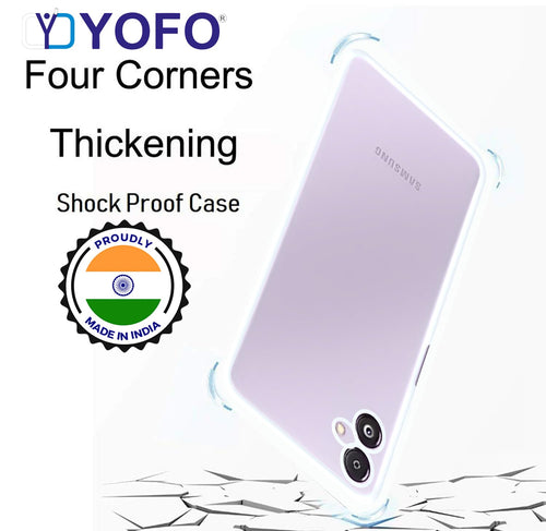 YOFO Back Cover for Samsung Galaxy F14 (2.0 MM|SlimFlexible|Silicone|Transparent|Camera Protection)