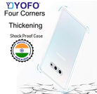 YOFO Silicon Back Cover Case for Samsung Galaxy S10e (Transparent) Camera Protection with Dust Plug