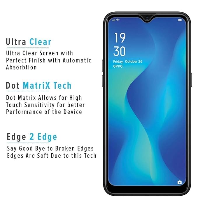 Edge to Edge Tempered Glass for Vivo Y91, Y93, Y95