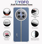 YOFO Transparent Back Cover for Realme 12 Pro / 12 Pro Plus
