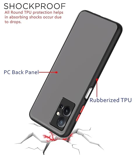 YOFO Smoke Back Cover for Vivo IQOOZ6