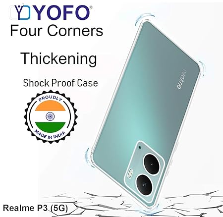 YOFO Silicon Back Cover Case for Realme P3 (5G)