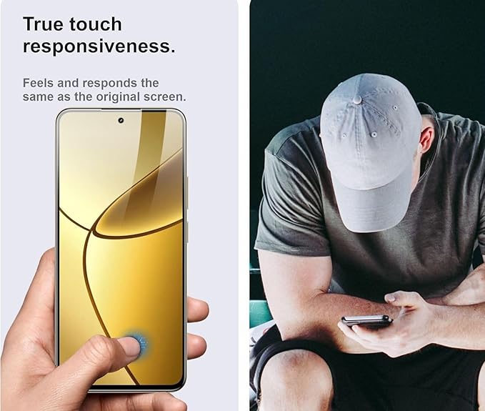 Edge to Edge Tempered Glass for Realme P1