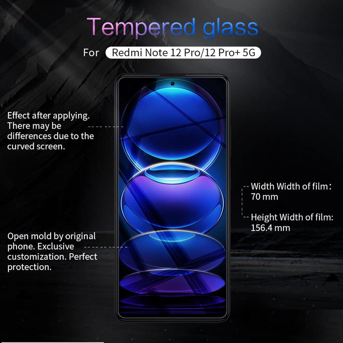 YOFO Redmi Note 12 Pro/Note 12 Pro + SUPER D/D+ Tempered Glass to Edge Full Screen Coverage or Compatible DPLUS
