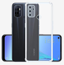 YOFO Back Cover for Oppo A53 (2020) / A33 / A53s / A32 (Flexible|Shockproof|Silicone|Transparent|Camera Protection)… (SALE)