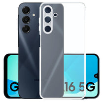 YOFO Transparent Back Cover Case for Samsung Galaxy A16 (5G)