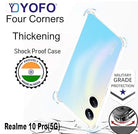 YOFO Transparent Back Cover for Realme 10 Pro (5G)