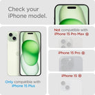 Oneminute Edge of Edge Privacy Tempered Glass for IPHONE 15 PLUS
