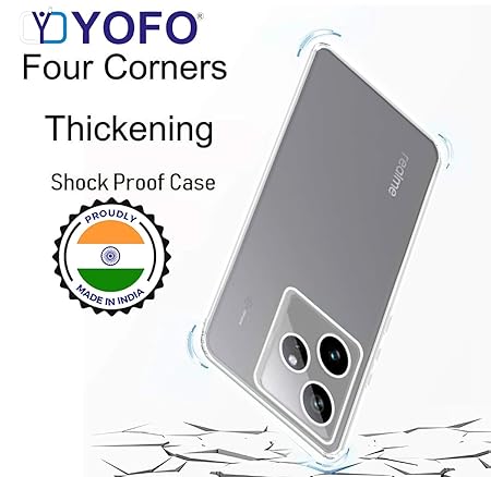 YOFO Silicon Back Cover Case for Realme GT 7 / 7T