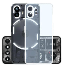YOFO Back Cover for Nothing Phone 2 (SlimFlexible|Silicone|Transparent|Camera Protection|DustPlug)