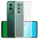 YOFO Silicon Back Cover Case for Oppo A5 (5G) (Transparent) Camera Protection with Dust Plug