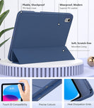 Smart Case for iPad 10th Generation (2025/2022) [Auto Sleep/Wake Cover] [Pencil Holder] [Soft Flexible Case] Recoil Series for Apple iPad 10th Generation - Dark Blue